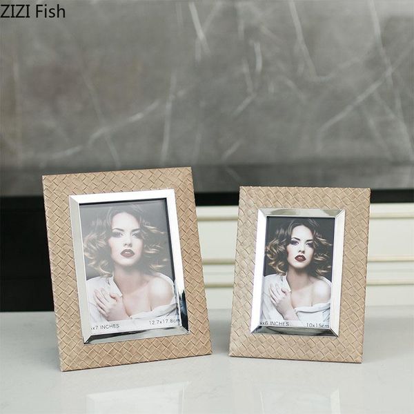 frames 6/7 inch leather picture frame desk decoration family portrait po framed gilded art nordic home decor
frames 6/7 inch leather picture frame desk decoration family portrait po framed gilded art nordic home decor