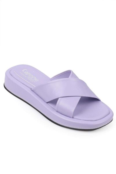 slippers women lilac cross strappy 11, Black