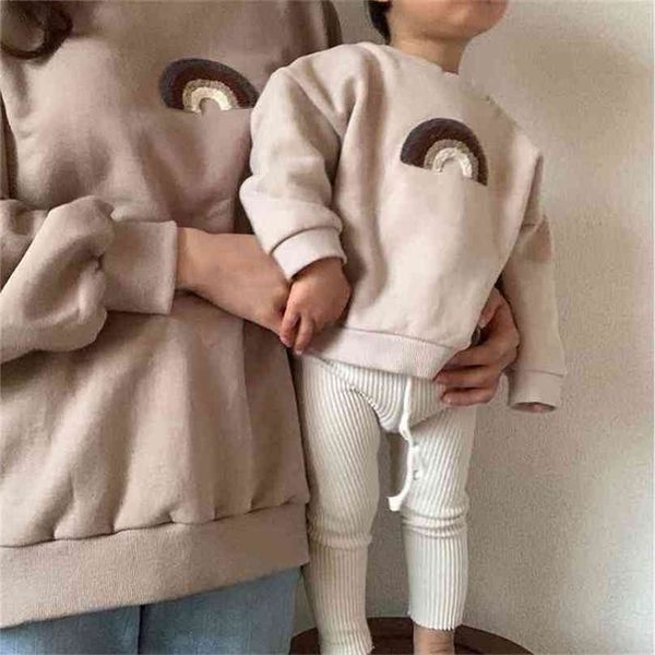 milancel autumn family outfit rainbow hoodlies mother and daughter clothes casual sweatshirts famliy look 210922, Blue
milancel autumn family outfit rainbow hoodlies mother and daughter clothes casual sweatshirts famliy look 210922, Blue