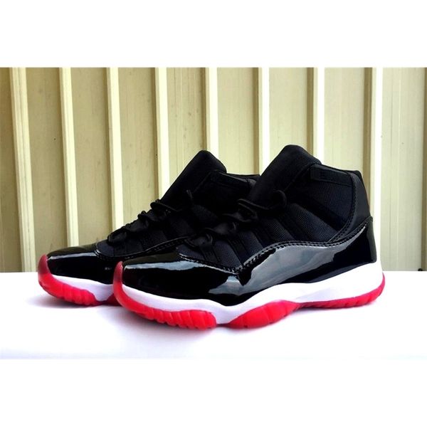 11 og bred black varsity red white men women athletic shoes jumpman 11s leather trainers men ladies sports sneakers with box
11 og bred black varsity red white men women athletic shoes jumpman 11s leather trainers men ladies sports sneakers with box