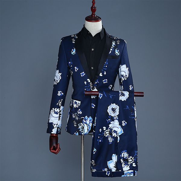 men flip-up two piece suit male pattern blazer pants set nightclub bar singers stage show dress jacket costumes obn4, White;black
men flip-up two piece suit male pattern blazer pants set nightclub bar singers stage show dress jacket costumes obn4, White;black