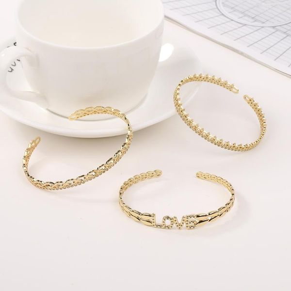 bangle geometric hollow star letter bangles vintage zircon cuff bracelets copper women fashion jewelry accessory, Black
bangle geometric hollow star letter bangles vintage zircon cuff bracelets copper women fashion jewelry accessory, Black