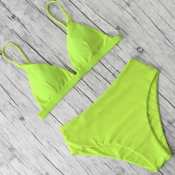 swimwear high waist bikini women 2021 female solid swimsuit bandage set maillot de bain femme swimming biquinis, White;black
swimwear high waist bikini women 2021 female solid swimsuit bandage set maillot de bain femme swimming biquinis, White;black