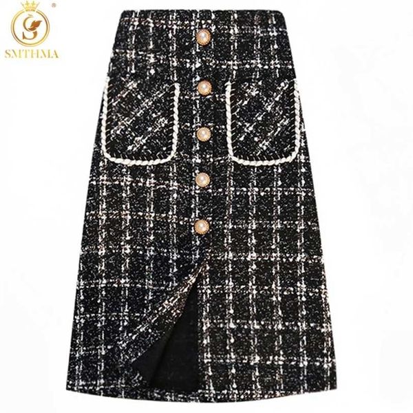 hma vintage elegant skirt women autumn winter high waist woolen a-line temperament female 211124, Black
hma vintage elegant skirt women autumn winter high waist woolen a-line temperament female 211124, Black