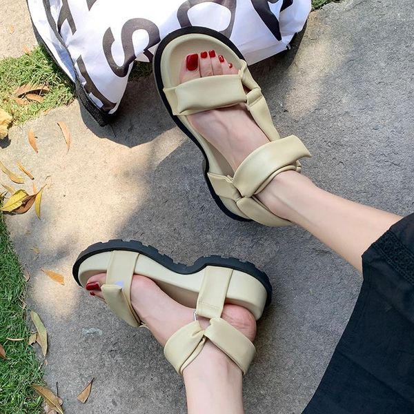 sandals 2021 summer gladiator women platform thick sole slippers flat beach shoes woman casual round toe roman flip flops flats, Black
sandals 2021 summer gladiator women platform thick sole slippers flat beach shoes woman casual round toe roman flip flops flats, Black