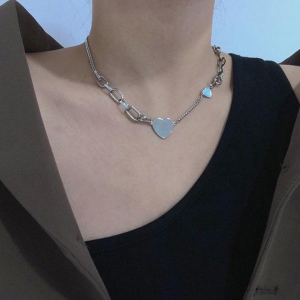 chains lovely peach heart love pendant chocker statement metal texture geometric chain collar necklace for women minimalist, Silver
chains lovely peach heart love pendant chocker statement metal texture geometric chain collar necklace for women minimalist, Silver