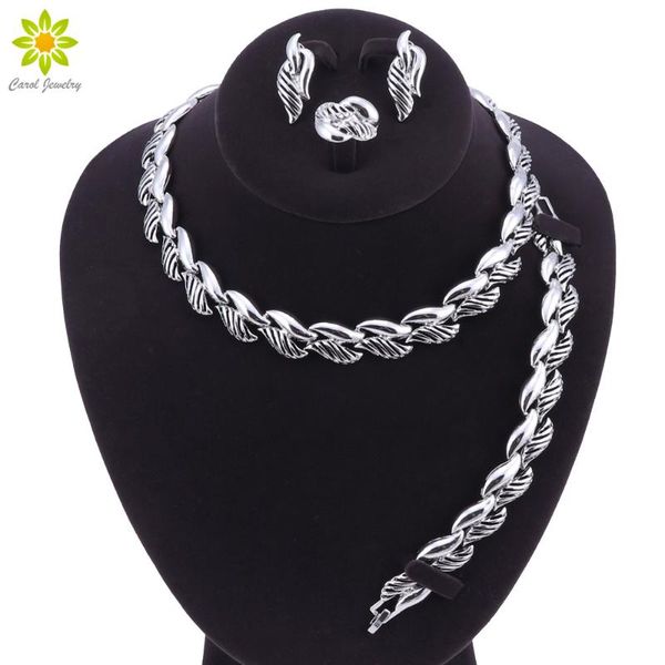 earrings & necklace ring bracelet silver color fine jewelry sets for women bridal wedding dress accessories set
earrings & necklace ring bracelet silver color fine jewelry sets for women bridal wedding dress accessories set