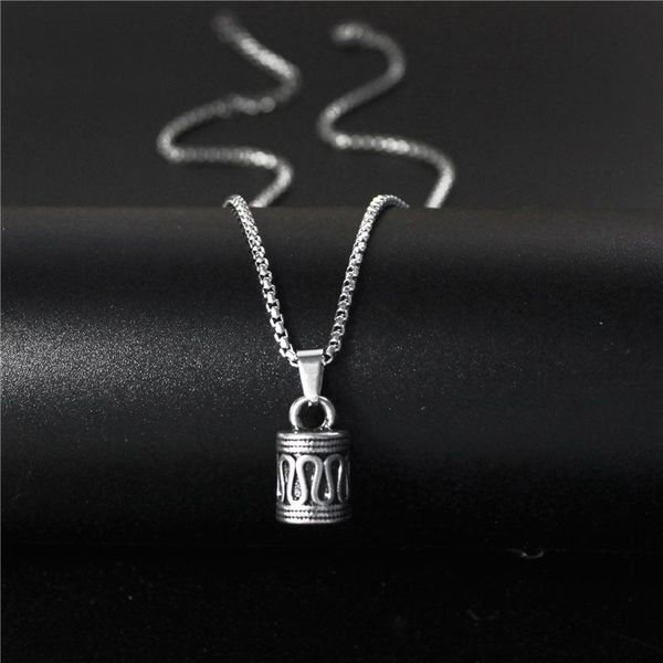 pendant necklaces stainless steel necklace for good luck tibetan lucky amulet jewelry gift couple, Silver
pendant necklaces stainless steel necklace for good luck tibetan lucky amulet jewelry gift couple, Silver