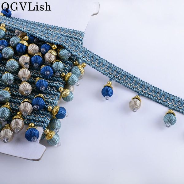 qgvlish 12m/lot beads curtain tassel lace trim diy for sewing sofa tablecloth cushion curtain accessories lace ribbon belt
qgvlish 12m/lot beads curtain tassel lace trim diy for sewing sofa tablecloth cushion curtain accessories lace ribbon belt