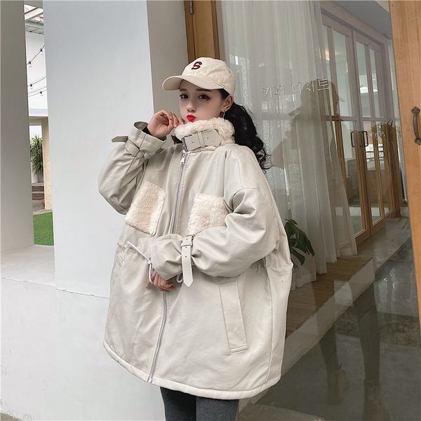 2021 new women's leather jacket fall winter mid-long oversized plutonium outerwear ladies wool black apricot coat w2b8
2021 new women's leather jacket fall winter mid-long oversized plutonium outerwear ladies wool black apricot coat w2b8