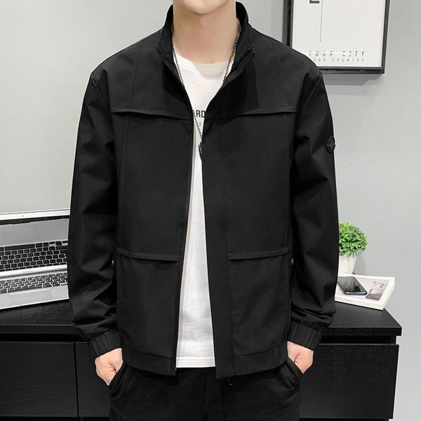 men's jackets stand collar jacket in autumn and winter trendy versatile solid color simple fashionable coat, Black;brown
men's jackets stand collar jacket in autumn and winter trendy versatile solid color simple fashionable coat, Black;brown