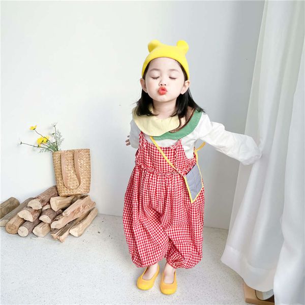 2021 spring new style girls' baggy lantern suspenders baby korean fashion children's pants, Blue
2021 spring new style girls' baggy lantern suspenders baby korean fashion children's pants, Blue