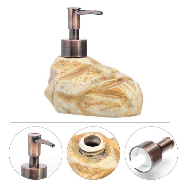 liquid soap dispenser 1pc ceramic shampoo bottle imitation stone vintage hand shower
liquid soap dispenser 1pc ceramic shampoo bottle imitation stone vintage hand shower
