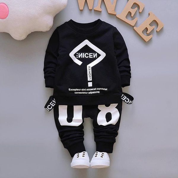 baby boy clothes suits causal letter printing t shirt number print sets 2 pieces sweatshirts sports pants kids outfits, White
baby boy clothes suits causal letter printing t shirt number print sets 2 pieces sweatshirts sports pants kids outfits, White