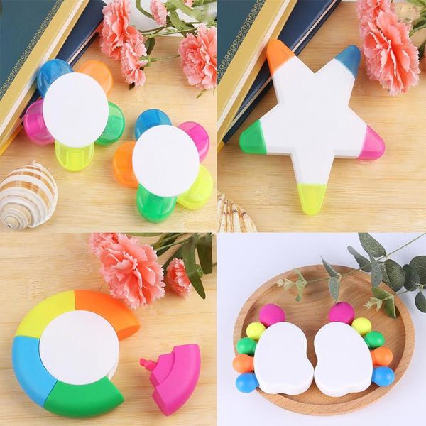 highlighters creative design highlighter cute fluorescent watercolor pen multi colors for kits school students office suppliers, Black;red
highlighters creative design highlighter cute fluorescent watercolor pen multi colors for kits school students office suppliers, Black;red