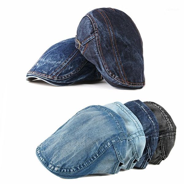 berets men's cowboy hat fashion women retro sun visor hats adjustable size vintage jeans cotton, Blue;gray
berets men's cowboy hat fashion women retro sun visor hats adjustable size vintage jeans cotton, Blue;gray