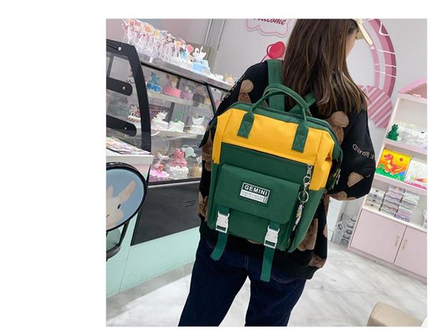 backpack 2021 soft handle female school girl women canvas large capacity book bag fresh colors travel bagpack pink green
backpack 2021 soft handle female school girl women canvas large capacity book bag fresh colors travel bagpack pink green