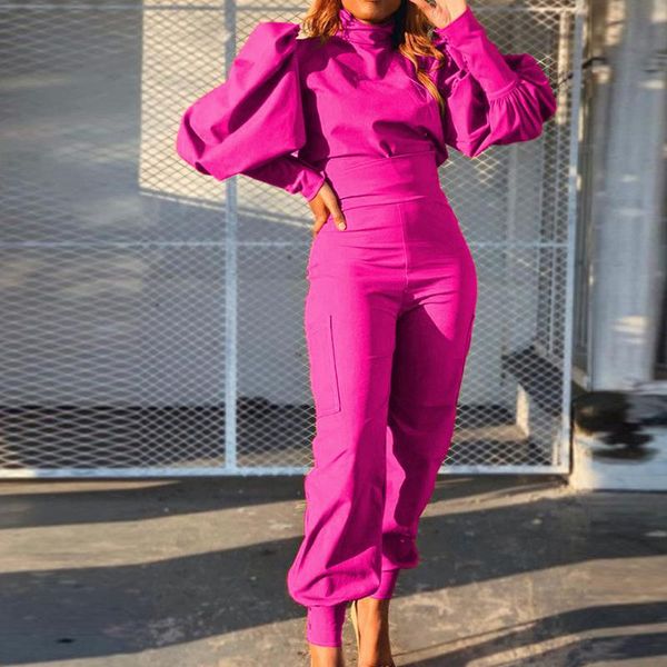 women's two piece pants autumn casual o-neck pullover and cargo women elegant solid puff sleeve sets lady winter long suits, White
women's two piece pants autumn casual o-neck pullover and cargo women elegant solid puff sleeve sets lady winter long suits, White