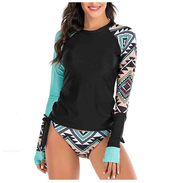 tankini bikini set women vintage long sleeve print swimsuit new swimwear bathing wear beach surfing suit, White;black
tankini bikini set women vintage long sleeve print swimsuit new swimwear bathing wear beach surfing suit, White;black
