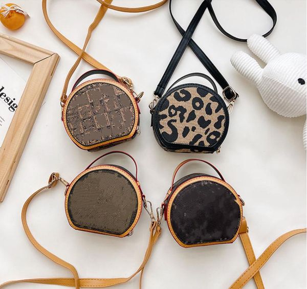 children designer handbags autumn winter fashion leopard print small round bag for kids cute baby girl letter single shoulder bags zero purs, Black
children designer handbags autumn winter fashion leopard print small round bag for kids cute baby girl letter single shoulder bags zero purs, Black