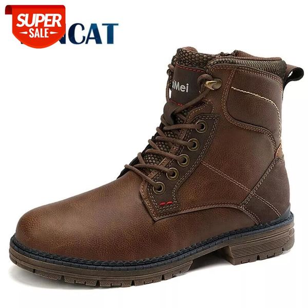 new autumn winter leather men boots comfortable lace up motorcycle boots waterproof rubber men ankle men's shoes size 47 #ex43
new autumn winter leather men boots comfortable lace up motorcycle boots waterproof rubber men ankle men's shoes size 47 #ex43