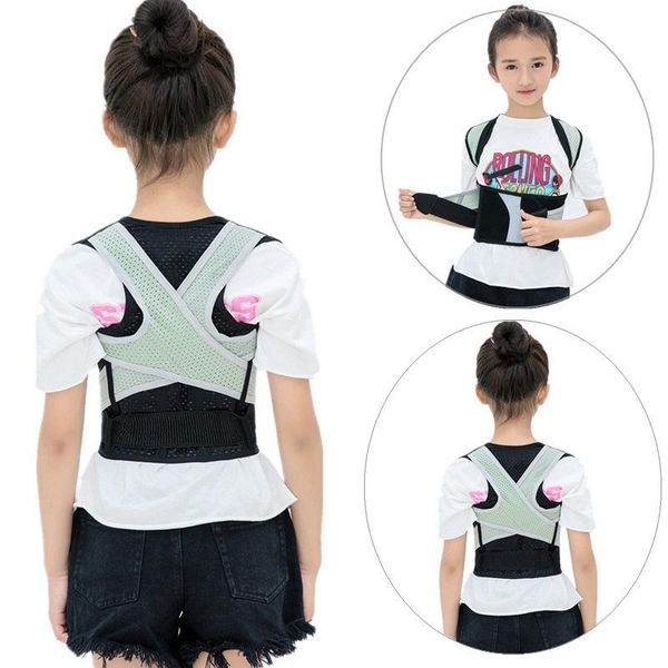 back support adjustable children posture corrector belt kids orthopedic corset spine lumbar shoulder braces, Black;blue
back support adjustable children posture corrector belt kids orthopedic corset spine lumbar shoulder braces, Black;blue