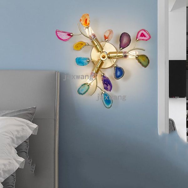 wall lamp modern led bedroom bedside lamps concise deco light living room reading lights for home ins color agate
wall lamp modern led bedroom bedside lamps concise deco light living room reading lights for home ins color agate