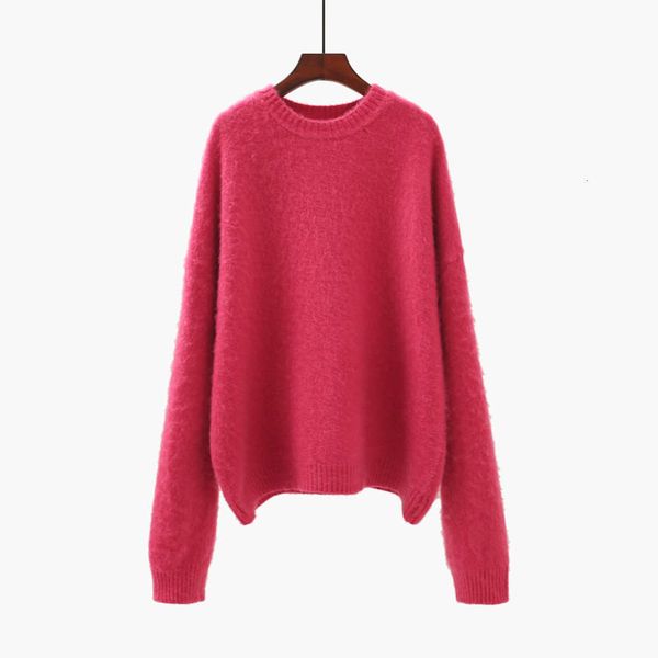 candy color women's pullover autumn and winter 2020 new korean relaxed lazy soft waxy sweater, White;black
candy color women's pullover autumn and winter 2020 new korean relaxed lazy soft waxy sweater, White;black
