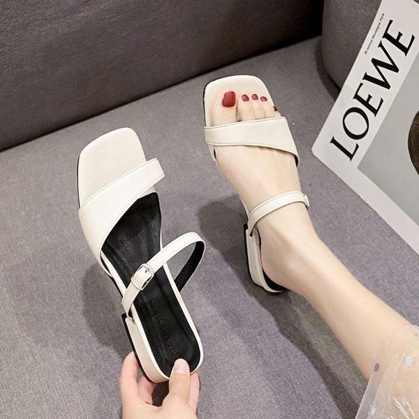 slippers casual women 2021 summer korean version of thick heel women's sandals and fashion set toe low, Black
slippers casual women 2021 summer korean version of thick heel women's sandals and fashion set toe low, Black