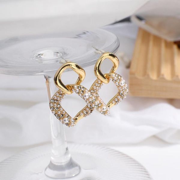 dangle & chandelier lifefontier luxury korean rhinestone pearl drop earrings for women fashion elegant geometric earring chic wedding jewelr, Silver
dangle & chandelier lifefontier luxury korean rhinestone pearl drop earrings for women fashion elegant geometric earring chic wedding jewelr, Silver