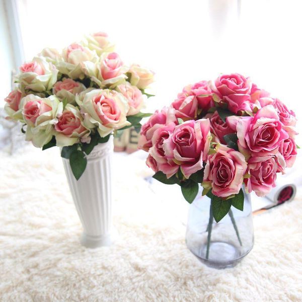 decorative flowers & wreaths 7 heads artificial rose bouquet silk bride bouquets for wedding home party decoration supplies
decorative flowers & wreaths 7 heads artificial rose bouquet silk bride bouquets for wedding home party decoration supplies