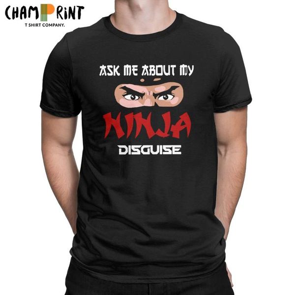men's t-shirts ask me about my ninja disguise men t shirts vintage tee shirt short sleeve o neck pure cotton printed, White;black
men's t-shirts ask me about my ninja disguise men t shirts vintage tee shirt short sleeve o neck pure cotton printed, White;black