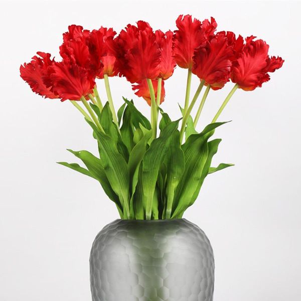 decorative flowers & wreaths luxury parrot tulip branch silk+plastic artificial for home wedding decoration flores tulips
decorative flowers & wreaths luxury parrot tulip branch silk+plastic artificial for home wedding decoration flores tulips