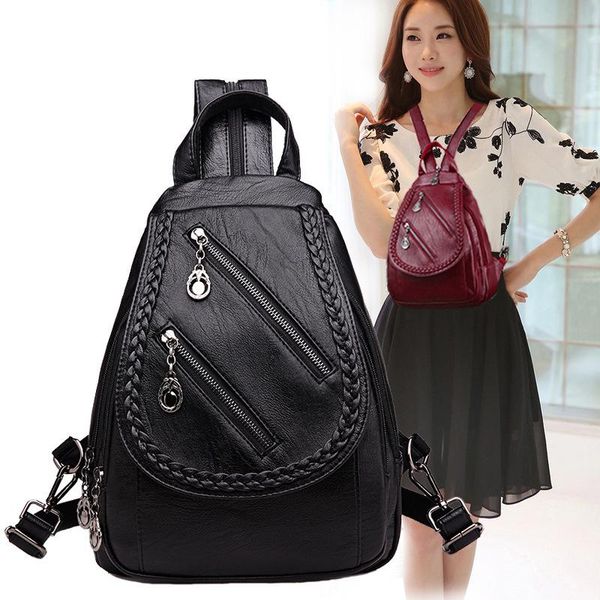 outdoor bags backpack female 2021 fashion soft leather travel small adjustable shoulder strap
outdoor bags backpack female 2021 fashion soft leather travel small adjustable shoulder strap