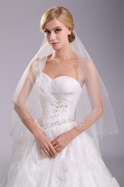bridal veils two-layer white or ivory lace wedding beaded tulle veil for bride with comb, Black
bridal veils two-layer white or ivory lace wedding beaded tulle veil for bride with comb, Black