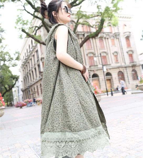 women's trench coats retro cotton linen oversize casual vest jacket 2021 spring autumn ladies floral lace stitching long hooded waistco, Tan;black
women's trench coats retro cotton linen oversize casual vest jacket 2021 spring autumn ladies floral lace stitching long hooded waistco, Tan;black