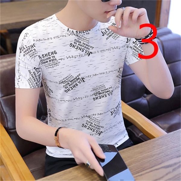 summer 2021 new short-sleeved t-shirt male korean version of the self-cultivation trend youth thin section cotton casual handsome gas ot3o, White;black
summer 2021 new short-sleeved t-shirt male korean version of the self-cultivation trend youth thin section cotton casual handsome gas ot3o, White;black