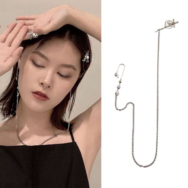 hbp fashion small design sense earring hairpin integrated detachable metal pearl chain clothing brooch, Silver
hbp fashion small design sense earring hairpin integrated detachable metal pearl chain clothing brooch, Silver