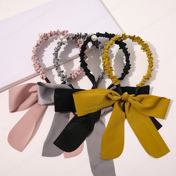 2021 new fashion spring summer long streamer ribbon pearl hairbands hair ornament lady bow headband for girls hair accessories, Slivery;white
2021 new fashion spring summer long streamer ribbon pearl hairbands hair ornament lady bow headband for girls hair accessories, Slivery;white