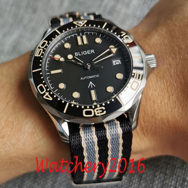 wristwatches 41mm bliger black dial luminous yellow number ceramic bezel sapphire glass nh35 date automatic mens watch, Slivery;brown
wristwatches 41mm bliger black dial luminous yellow number ceramic bezel sapphire glass nh35 date automatic mens watch, Slivery;brown