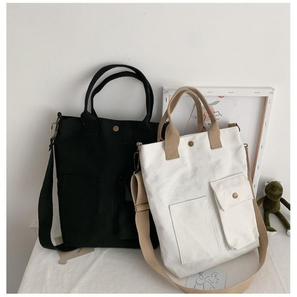 evening bags 2021 casual multiple pockets messenger canvas bag female fashion simple large capacity shoulder student travel
evening bags 2021 casual multiple pockets messenger canvas bag female fashion simple large capacity shoulder student travel