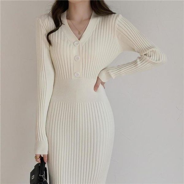 2021korean knitted dress women's autumn and winter new knee long slim fit coat with sweater under skirt, Black;gray
2021korean knitted dress women's autumn and winter new knee long slim fit coat with sweater under skirt, Black;gray