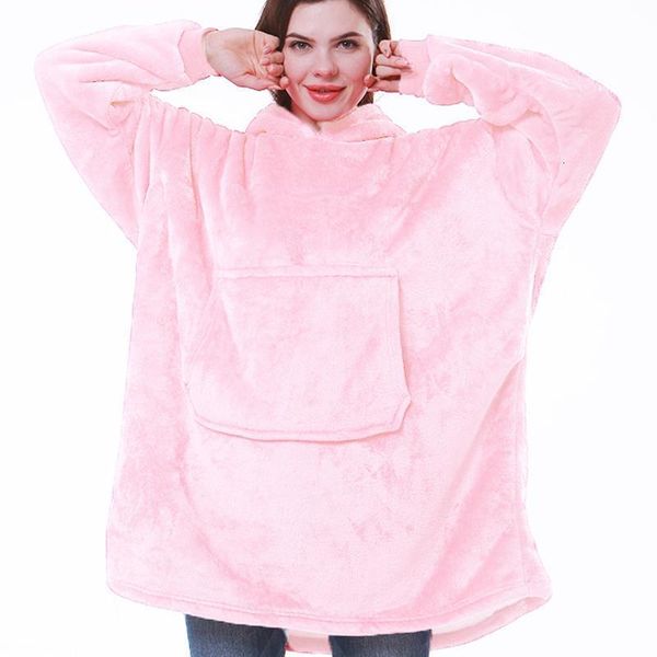 winter oversized hoodies for women long sweatshirt ladies plush tv blanket with sleeves fleece hoody hoodie sudaderas mujer, Black 
winter oversized hoodies for women long sweatshirt ladies plush tv blanket with sleeves fleece hoody hoodie sudaderas mujer, Black