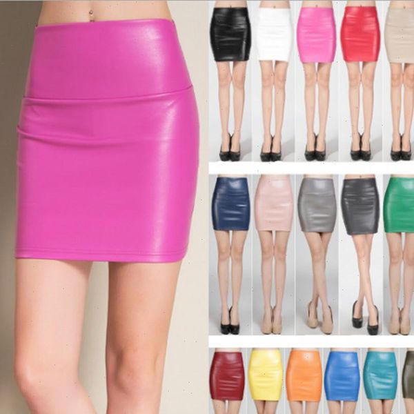 fashion candy colors womens skirt high waist pu leather skinny thicken mini hip yf203, Black
fashion candy colors womens skirt high waist pu leather skinny thicken mini hip yf203, Black