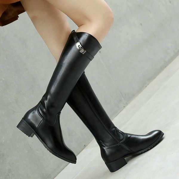 boots women fall winter fashion knee high comfy low heel round toe ladies buckle zipper black white green
boots women fall winter fashion knee high comfy low heel round toe ladies buckle zipper black white green