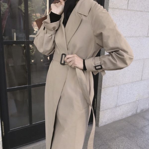 2021 spring casual simple women cardigan trench coat belt plus size female loose long khaki windbreaker outerwear qb573, Black;brown
2021 spring casual simple women cardigan trench coat belt plus size female loose long khaki windbreaker outerwear qb573, Black;brown