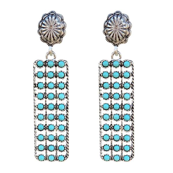 dangle & chandelier long synthetic turquoises earrings personality simple vintage eardrop for women girl wedding party jewelry gift, Silver
dangle & chandelier long synthetic turquoises earrings personality simple vintage eardrop for women girl wedding party jewelry gift, Silver