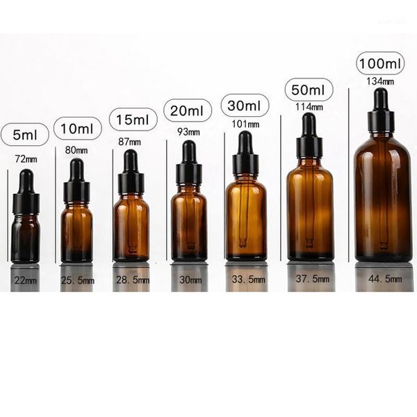 1pcs 5ml-50ml empty amber glass dropper bottles pipette brown refillable container for reagent essential oil liquid storage & j jars
1pcs 5ml-50ml empty amber glass dropper bottles pipette brown refillable container for reagent essential oil liquid storage & j jars