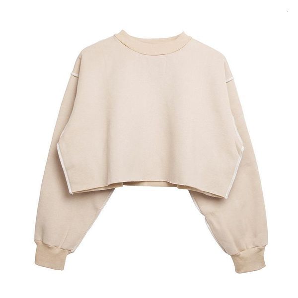 2021 new s-xl 9 colors solid khaki women autumn winter casual pullover long sleeve loose cropped sweatshirt female crop, Black
2021 new s-xl 9 colors solid khaki women autumn winter casual pullover long sleeve loose cropped sweatshirt female crop, Black
