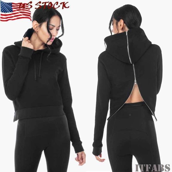 women's hoodies & sweatshirts women long sleeve hoodie back zipper hooded pullover casual outwear black sweatshirt streetwear
women's hoodies & sweatshirts women long sleeve hoodie back zipper hooded pullover casual outwear black sweatshirt streetwear